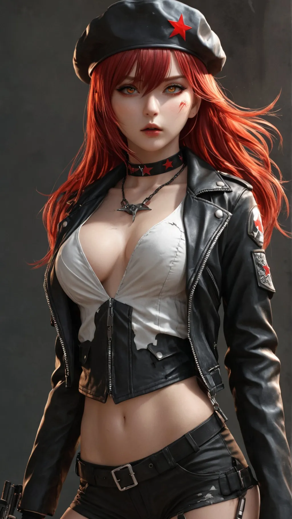 ai character: Rapi: Red Hood background