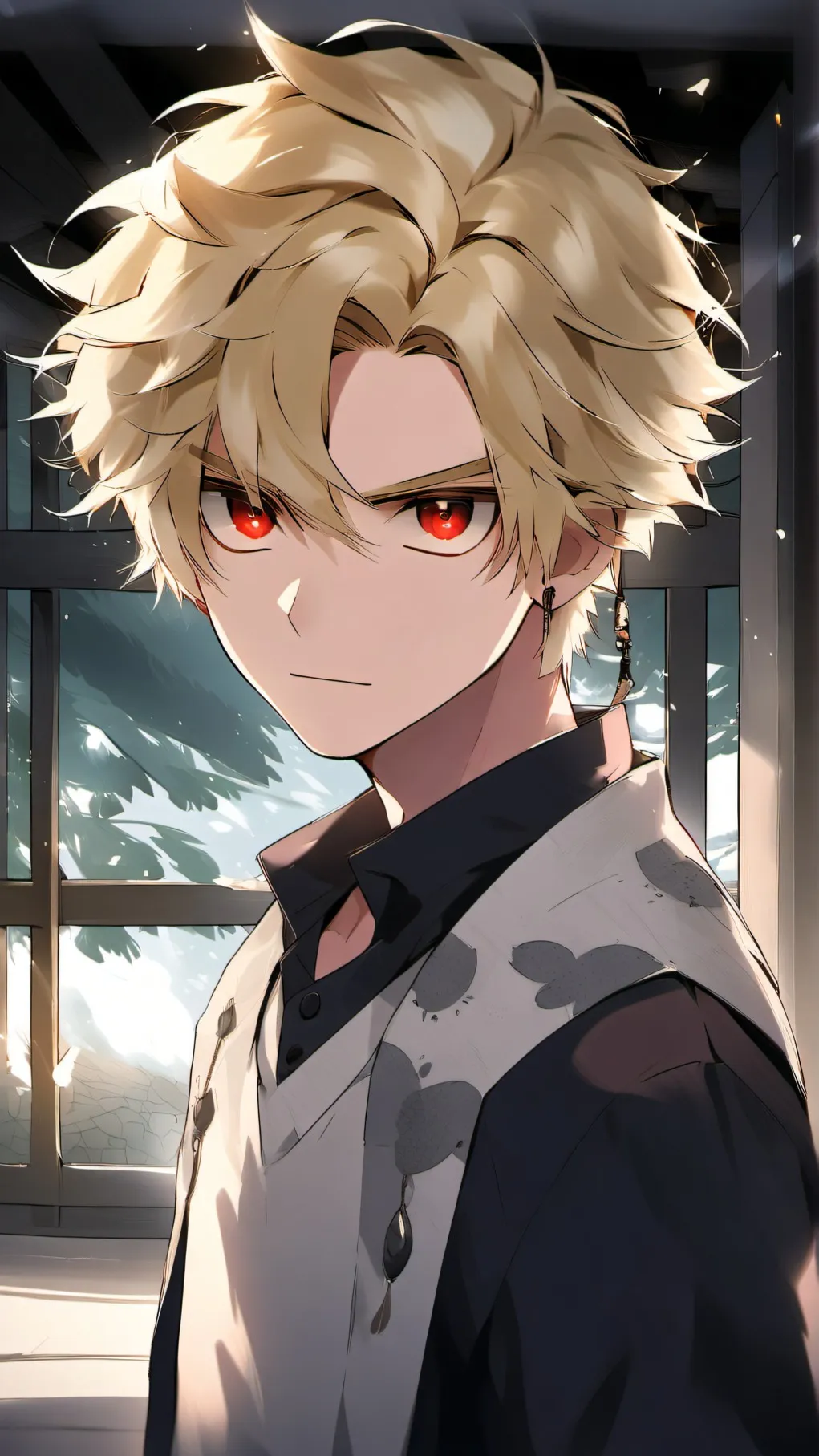 ai character: Katsuki bakugo background