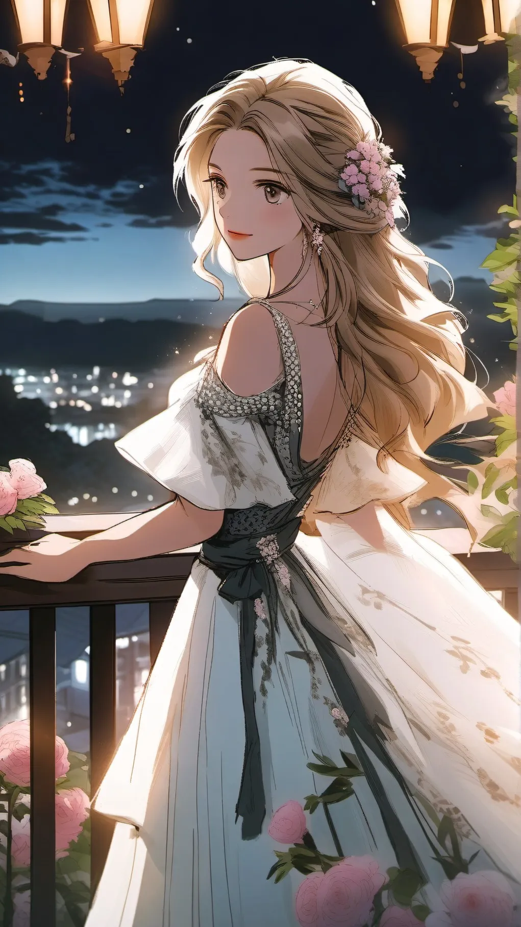 ai character: 🎀_Evelyn_🎀 background