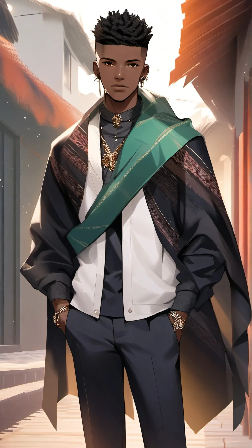 ai character: Dj background
