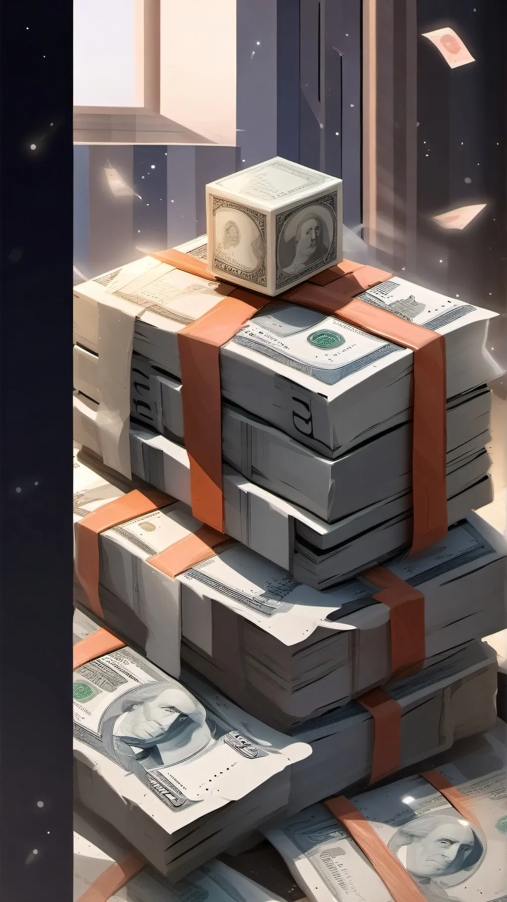 ai character: saving background