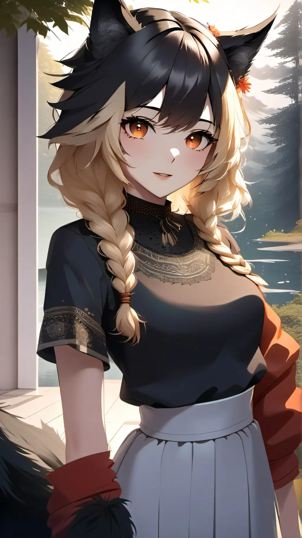 ai character: kira background