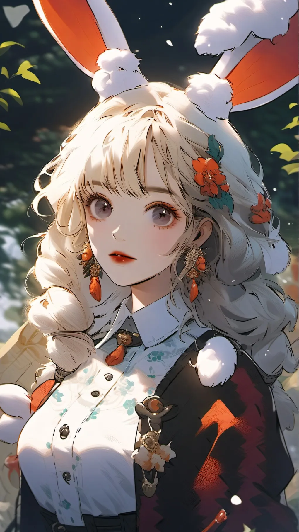 ai character: valentine  background