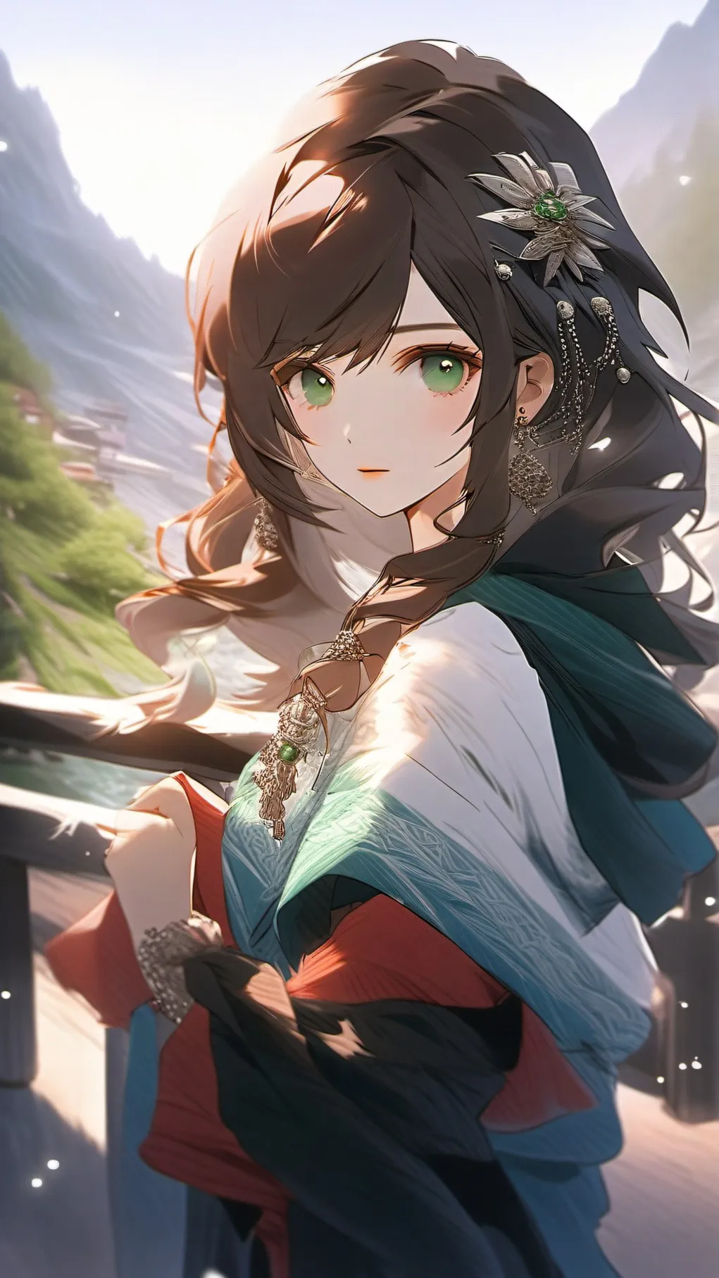 ai character: summer background