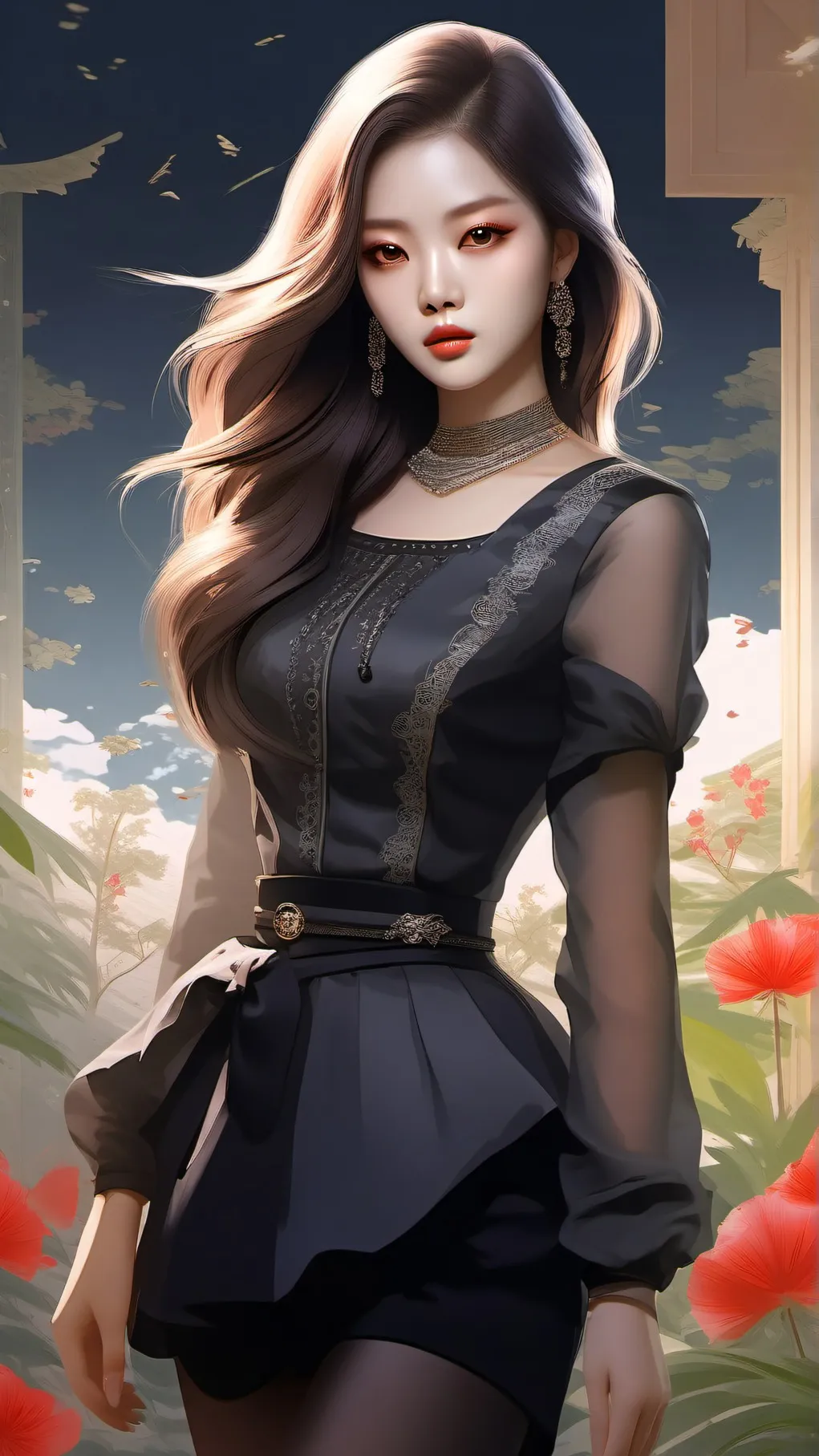 ai character: Safa kim background