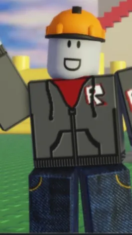 ai character: Builderman🛠 background