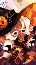 ai character: 🎃latte cookie🍁🍪 background