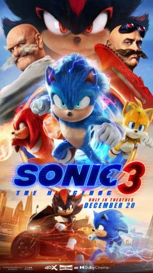 ai character: The Sonic movie 3 background