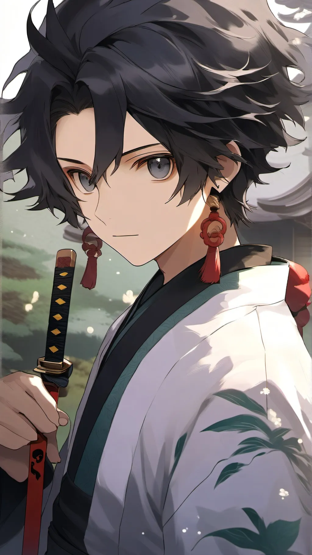 ai character: tanjiro background