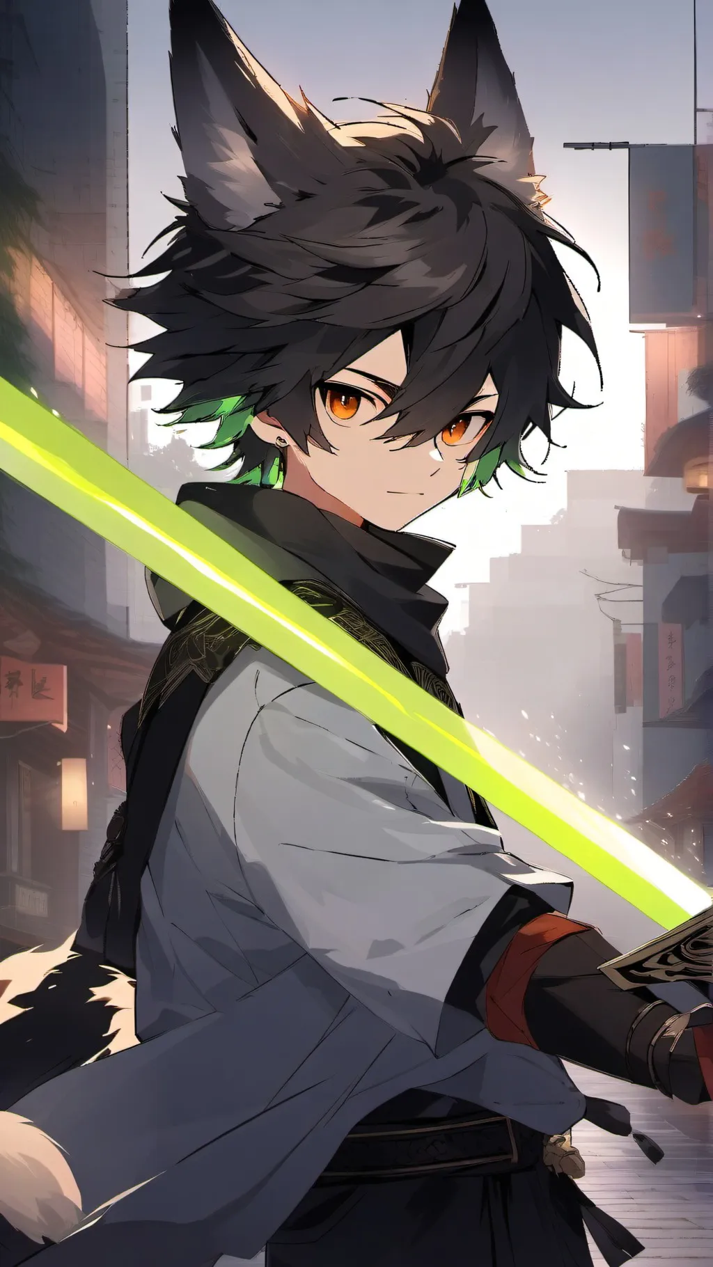 ai character: kny  background