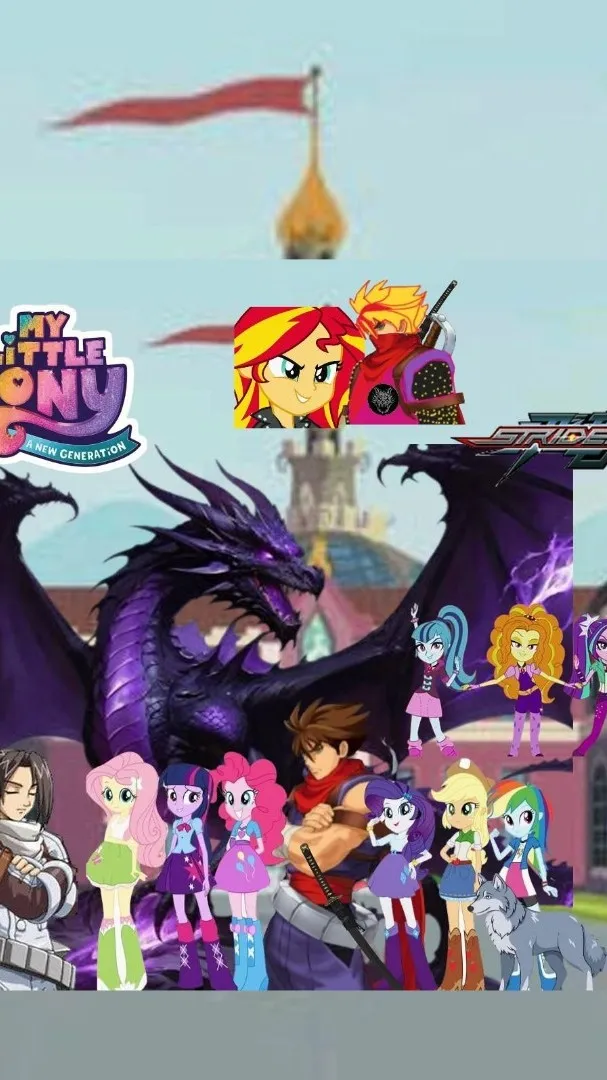 ai character: MLP MOVIE& STRIDER background