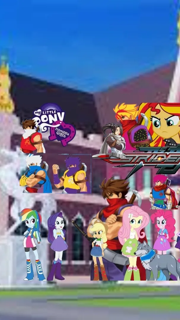 ai character: MLP EG THE STRIDER background