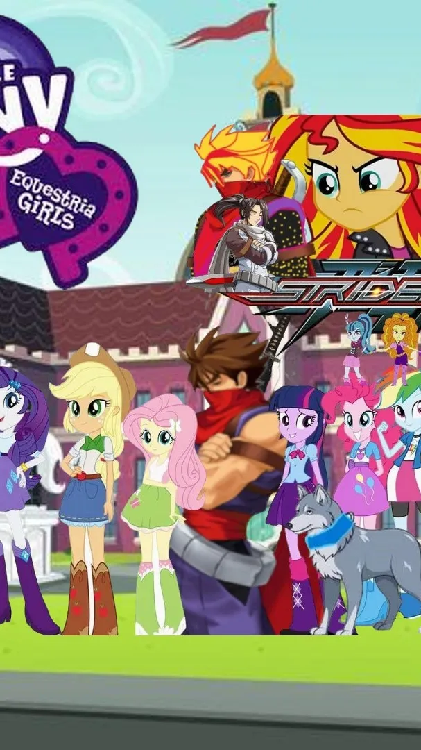 ai character: MLP EG STRIDER.... background