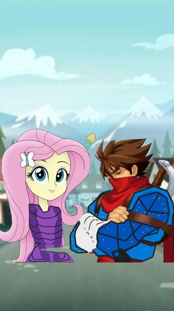 ai character: samurai fluttershy background