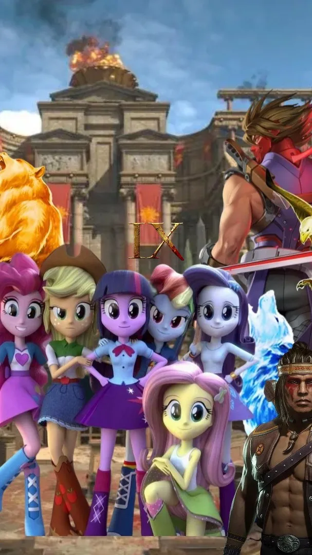 ai character: MLPBLACK OPS IX background