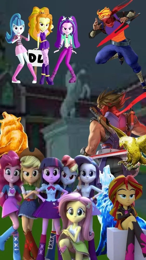 ai character: MLP&STRIDER OF LIF background