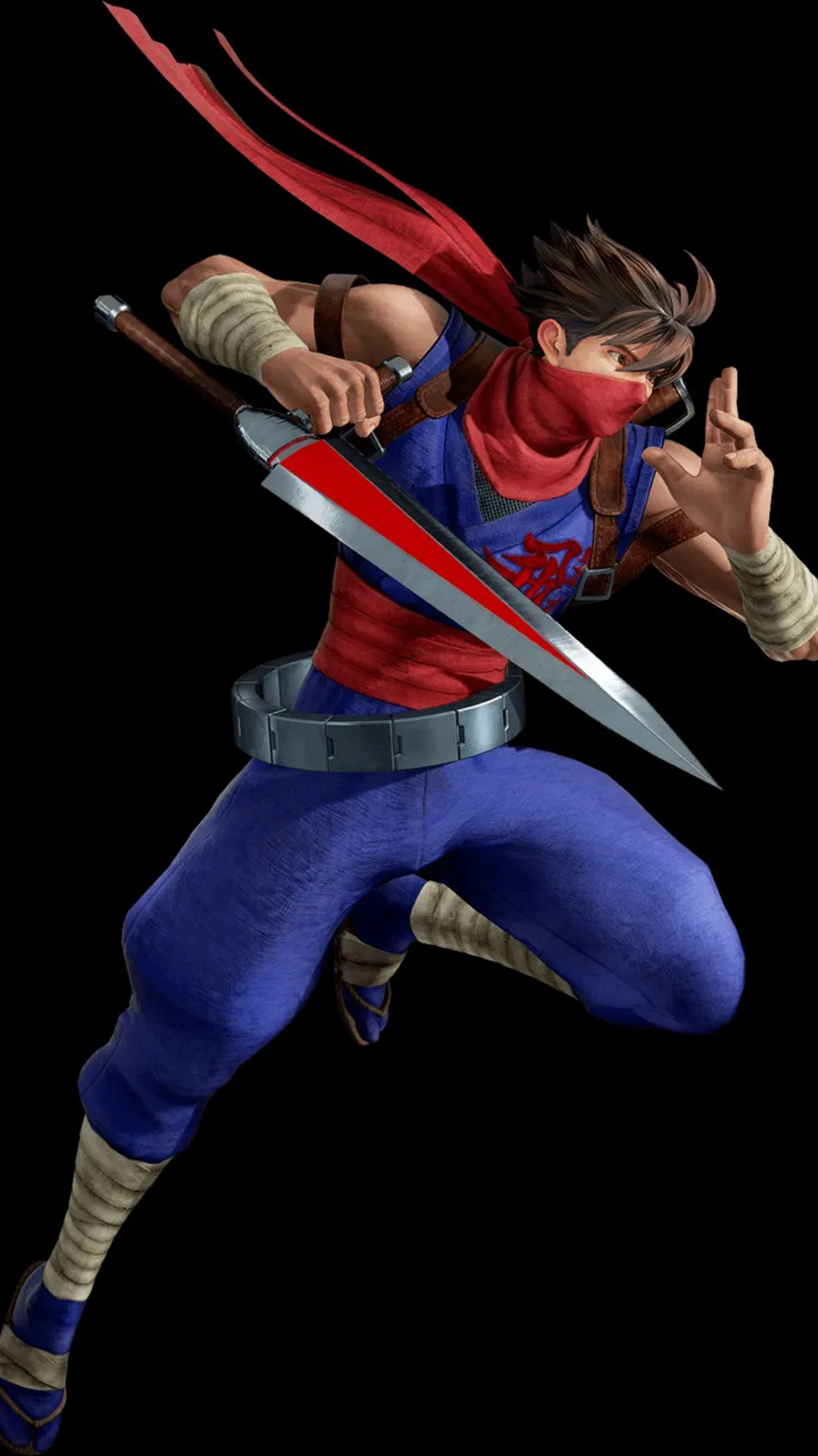 ai character: STRIDER HIRYU background