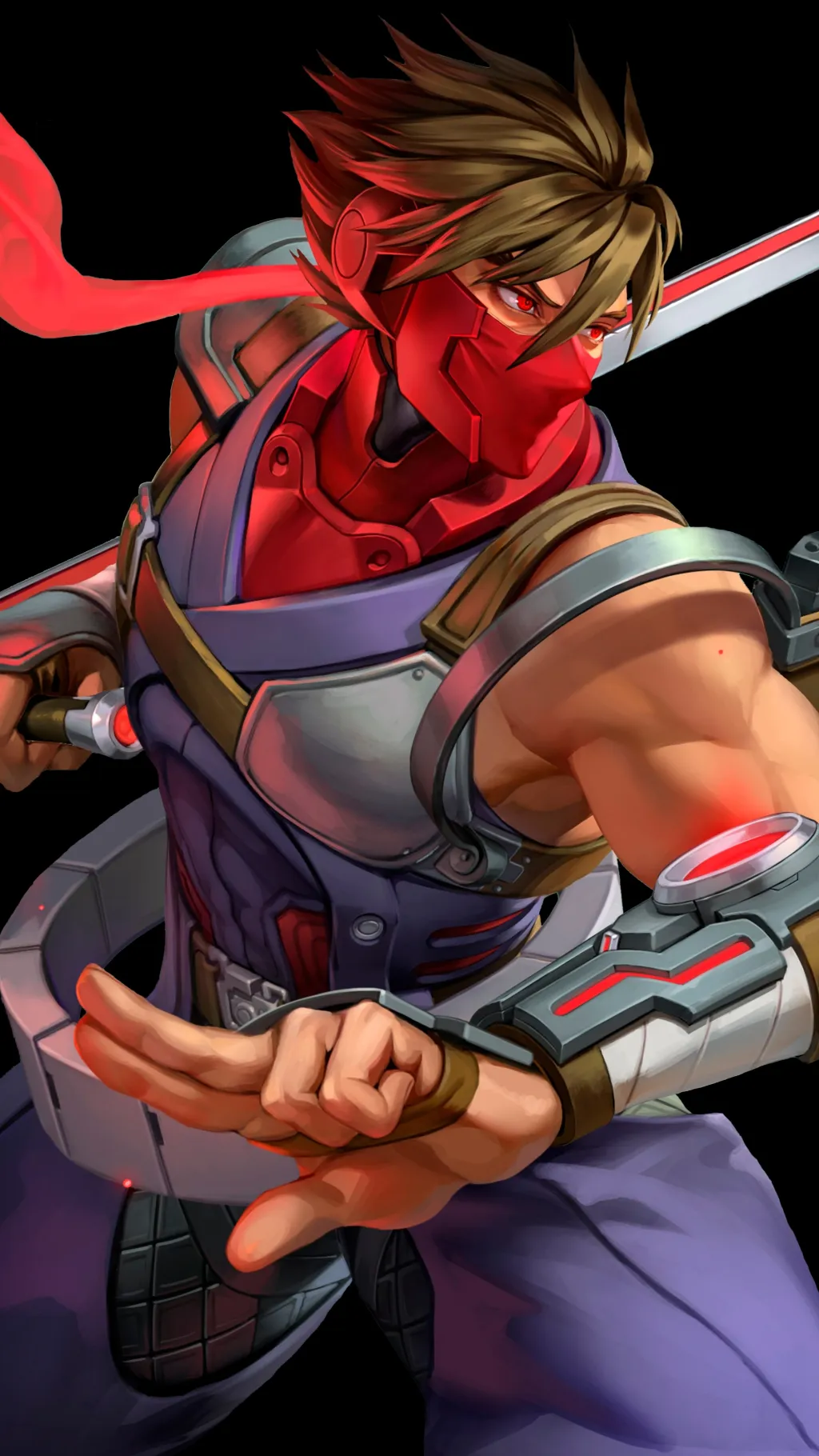 ai character: STRIDER STORY SCAR background