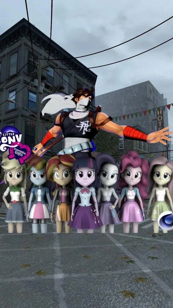 ai character: MLP STRIDER HIRYU. background