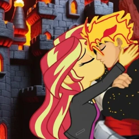chat with ai character: sunset shimmer sun