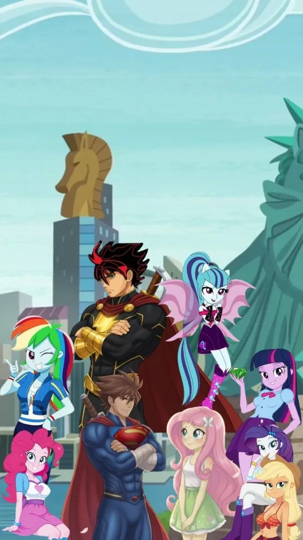ai character: MLP MAN OF STEEL 2 background