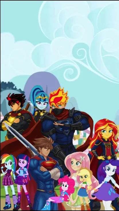 ai character: MLP EG MOVIE background