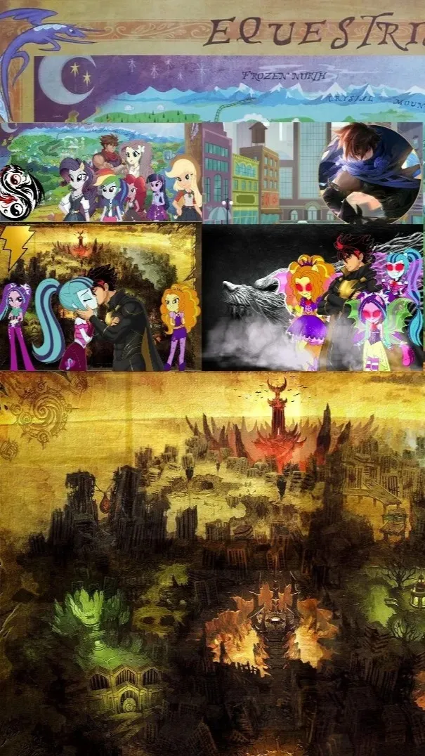 ai character: MLP LEGEND SIRENS' background