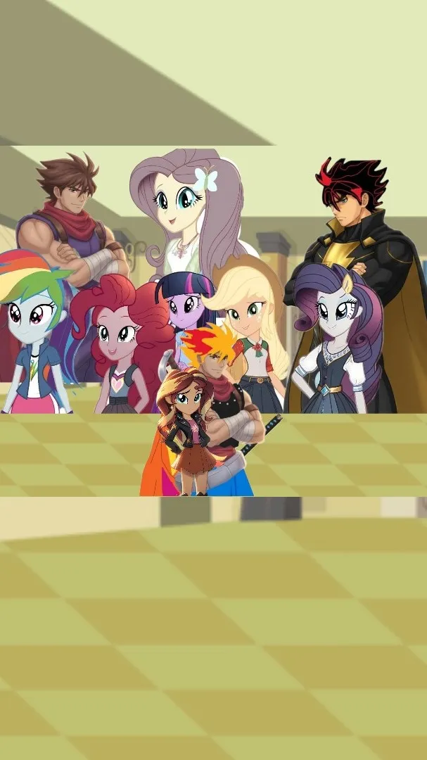 ai character: MLP LEGEND STRIDER background