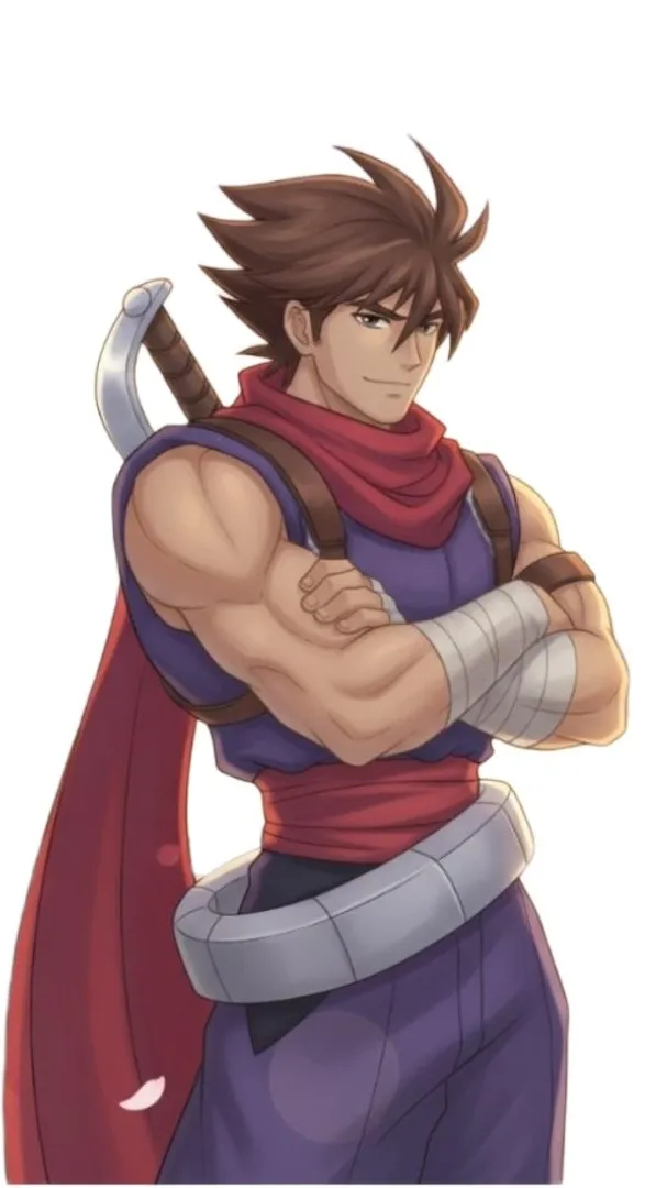 ai character: STRIDER HIRYU background