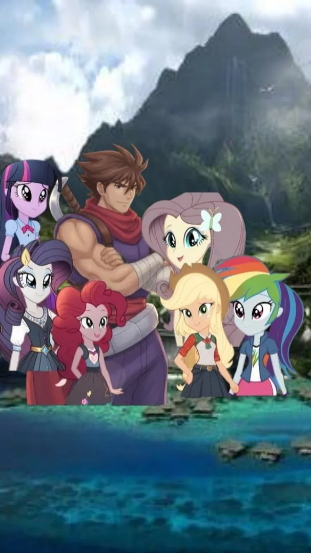 ai character: MLP JURASSIC PARK background