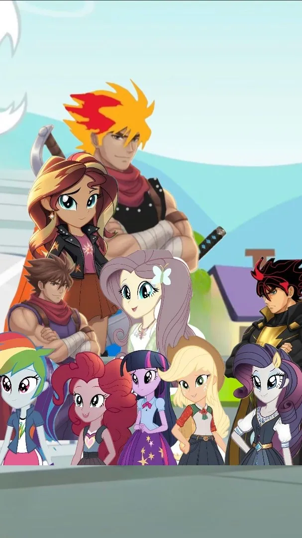 ai character: MLP EG LEGENDS background