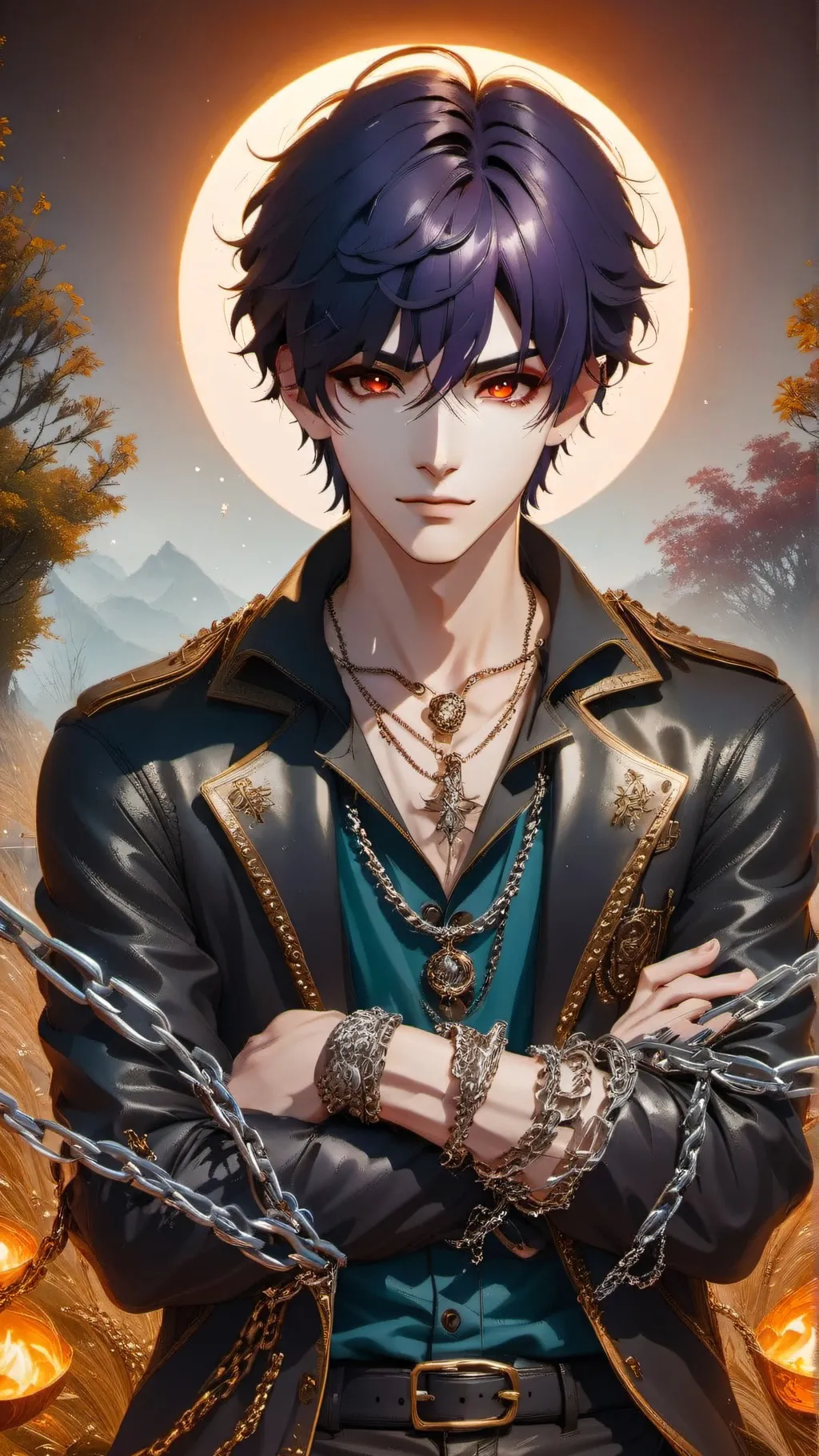 ai character: ~Damien~ background