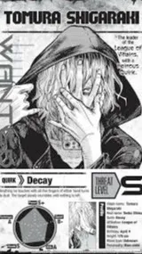 ai character: Genius Shigaraki background