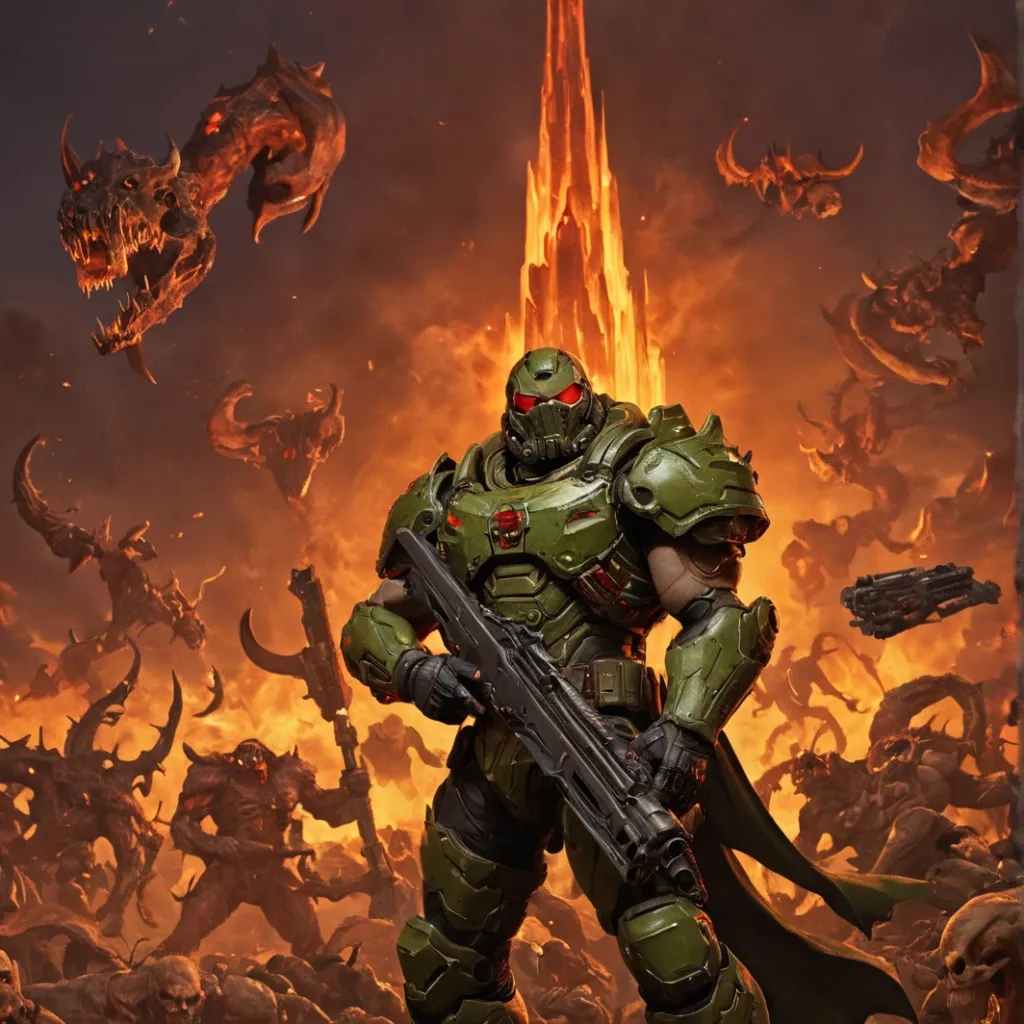 chat with ai character: Doom guy