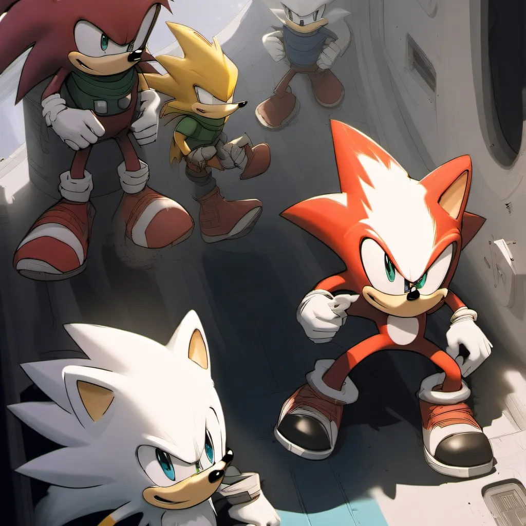 chat with ai character: sonic in space