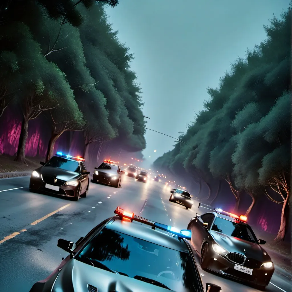 chat with ai character: Multi cops vs rob.