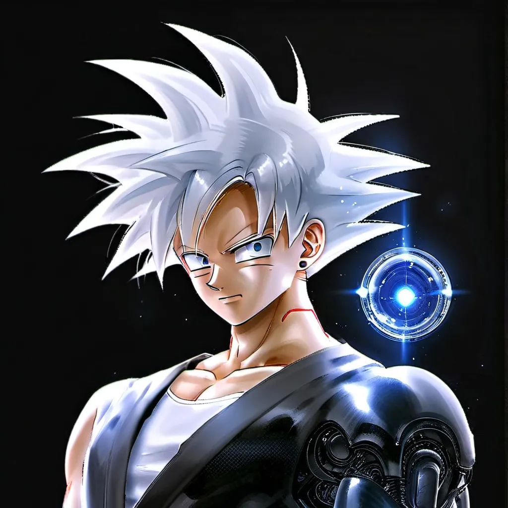 chat with ai character: Goku Cyborg 