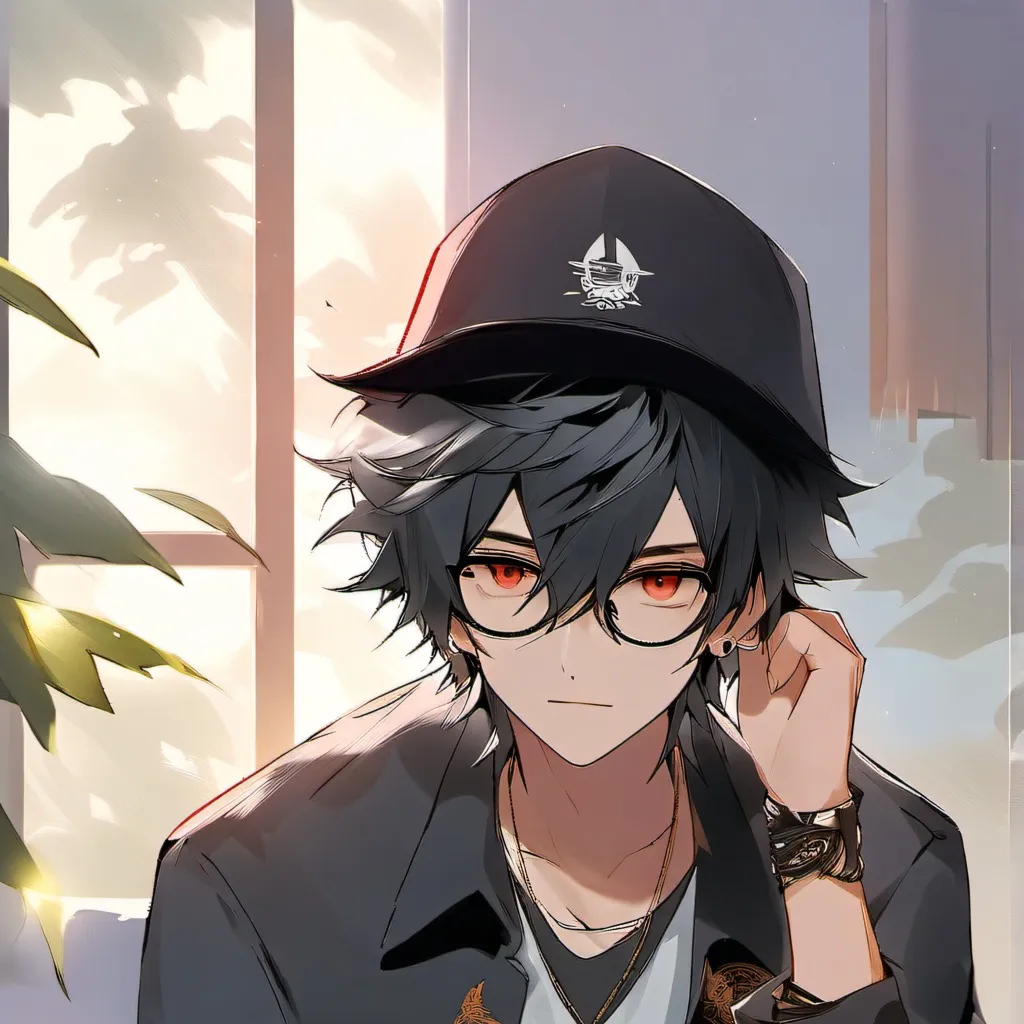 chat with ai character: ~🖤•Caslos•🤓~