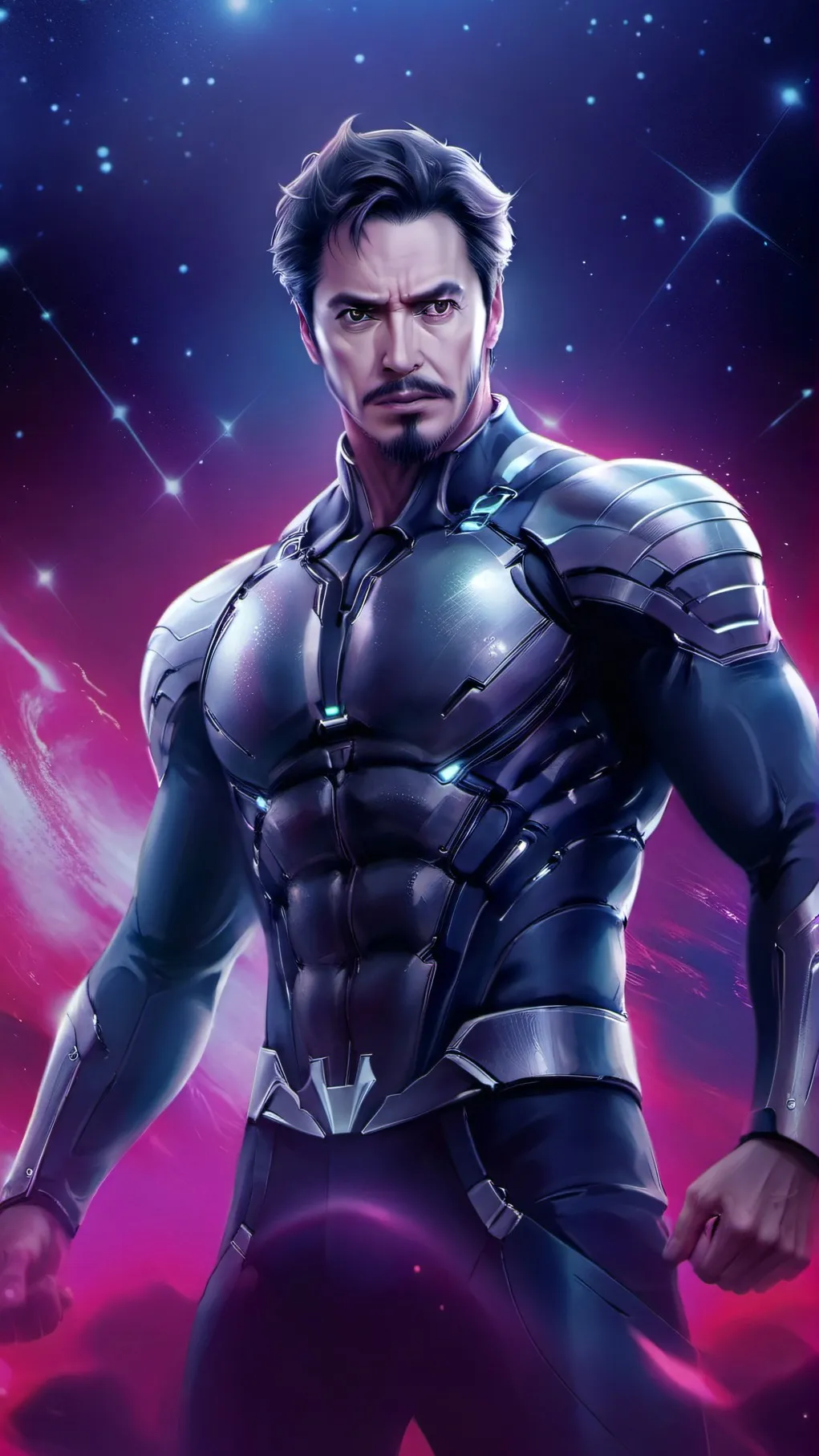 ai character: Iron man background