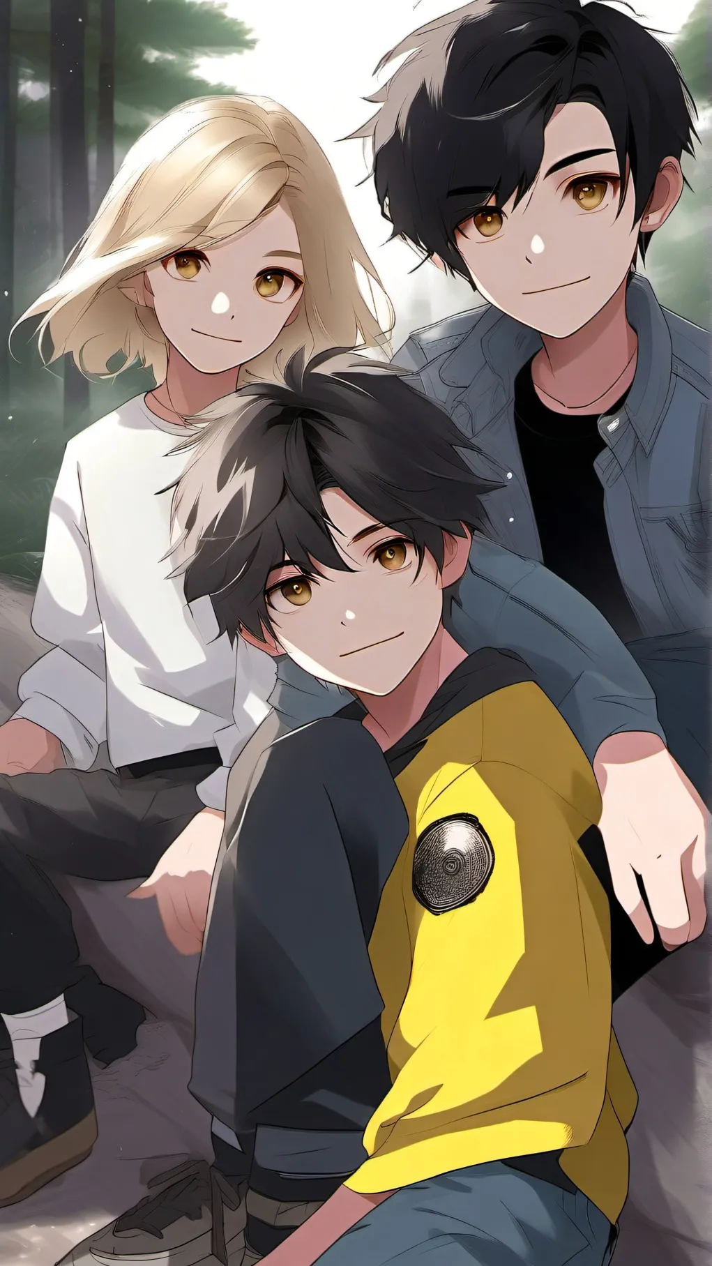 ai character: Levi,Cassidy, Mike background
