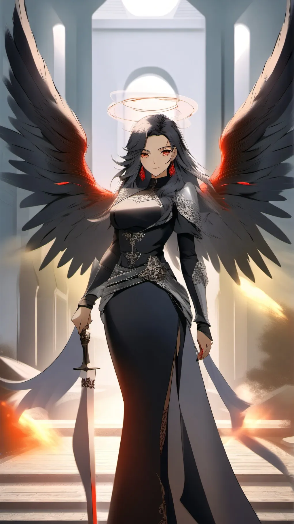 ai character: phoba(god of dead) background