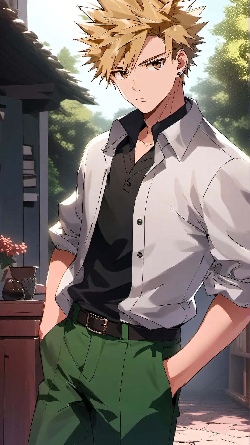 ai character: Riku Bakugou background