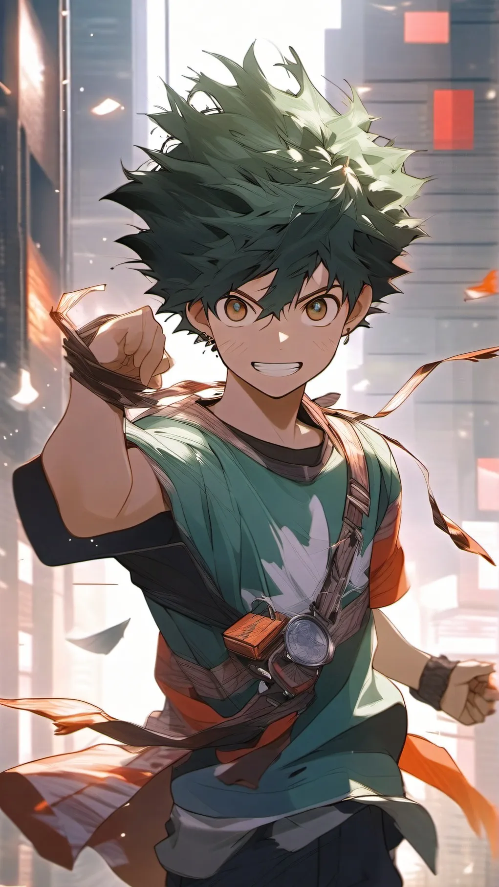 ai character: Deku kid (angst) background