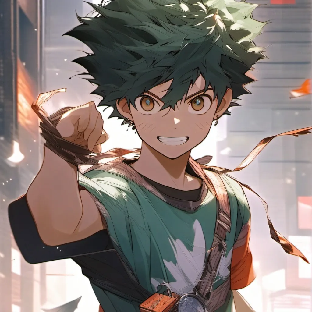 chat with ai character: Deku kid (angst)