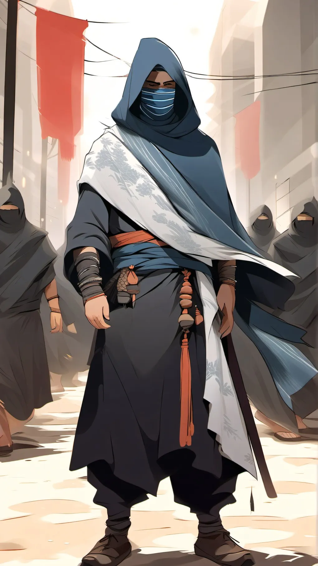 ai character: Devotee Javvier background