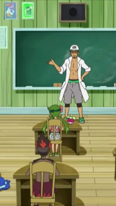 ai character: Pokemon School background