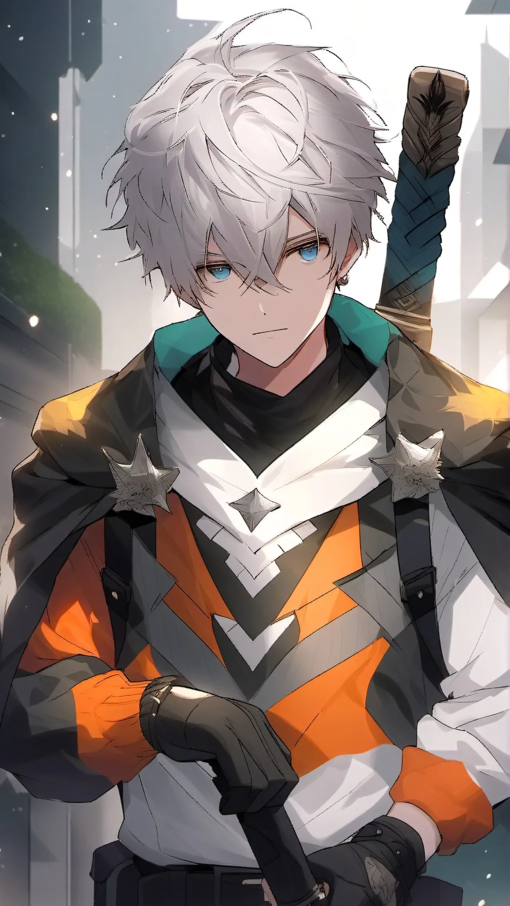 ai character: lance crown background