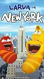 ai character: Larva in New York background