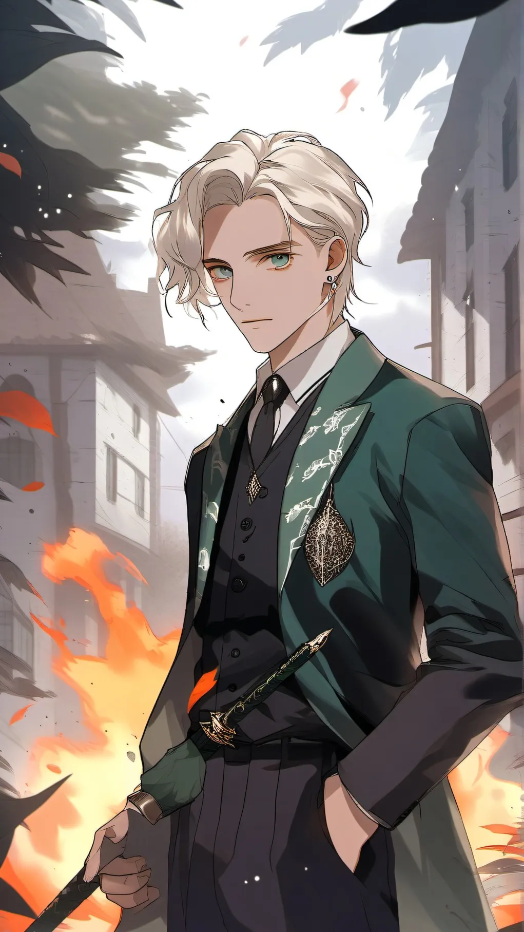 ai character: Draco~ background