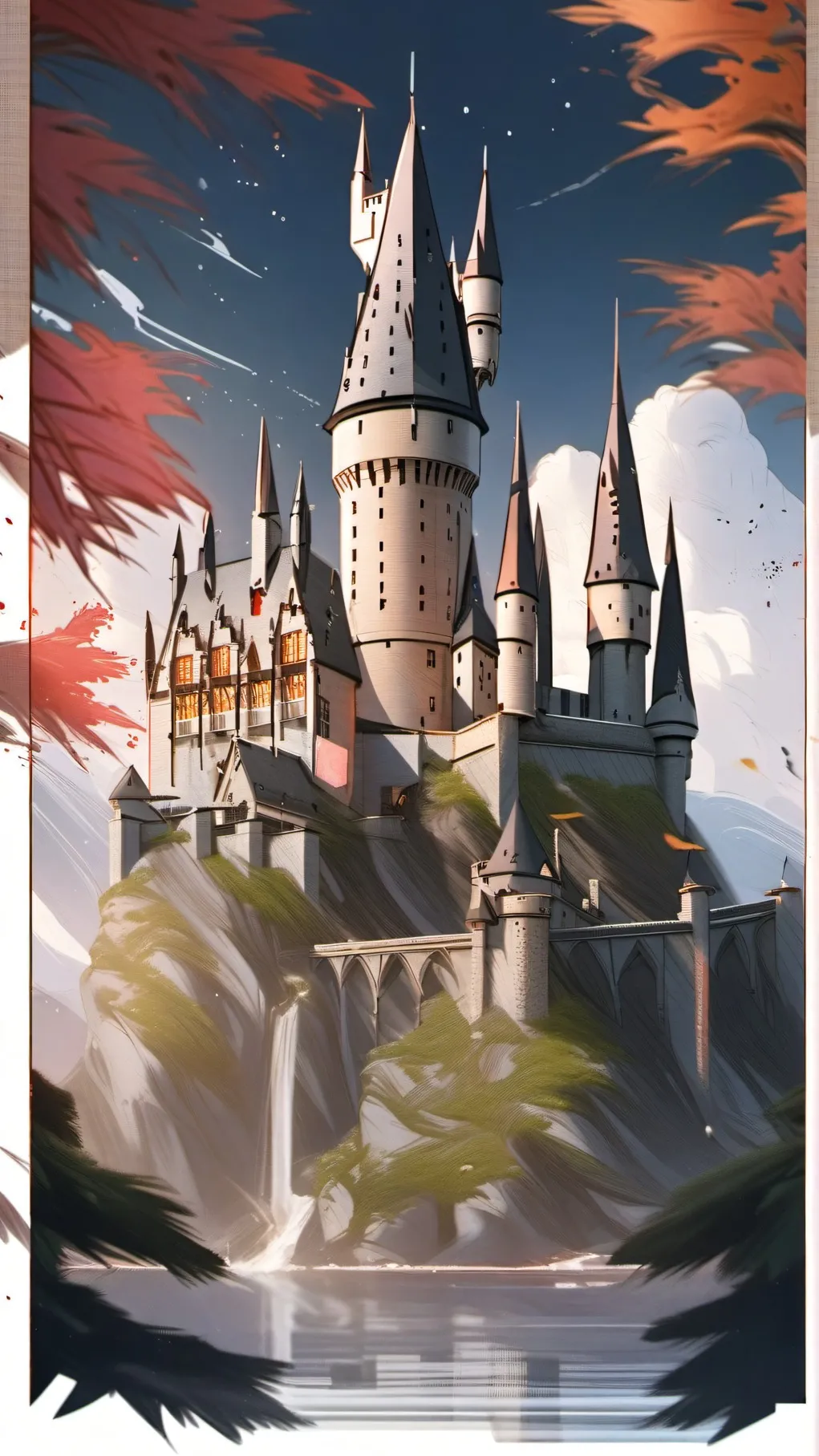 ai character: Hogwarts background